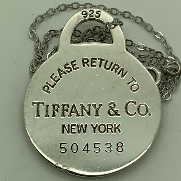 Tiffany&co 925 Return Necklace 16 Inches Long - Picture 6 of 8